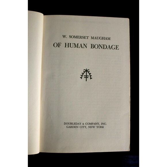Of Human Bondage By W. Somerset Maugham 1936 Classic HC Vintage Book Doubleday - Picture 8 of 11